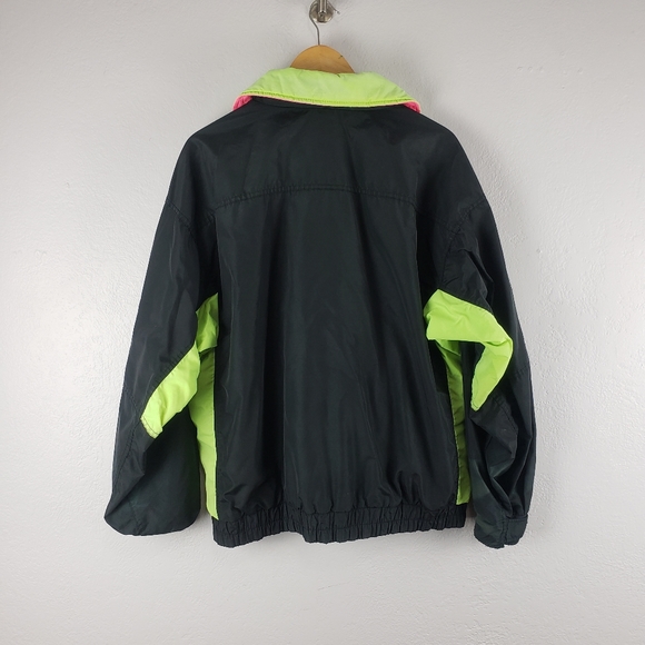 Vintage 90s Neon Retro Columbia Coat - Picture 7 of 14